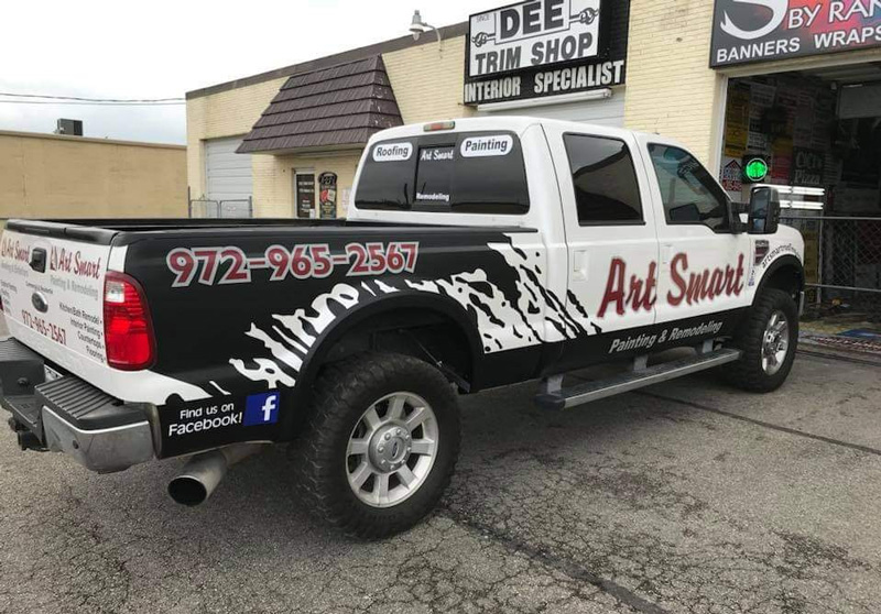 Art Smart Roofing Truck